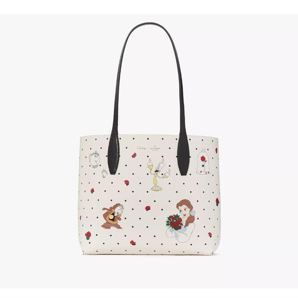 Disney x Kate Spade Beauty and the Beast reversible leather tote - Picture 3 of 4